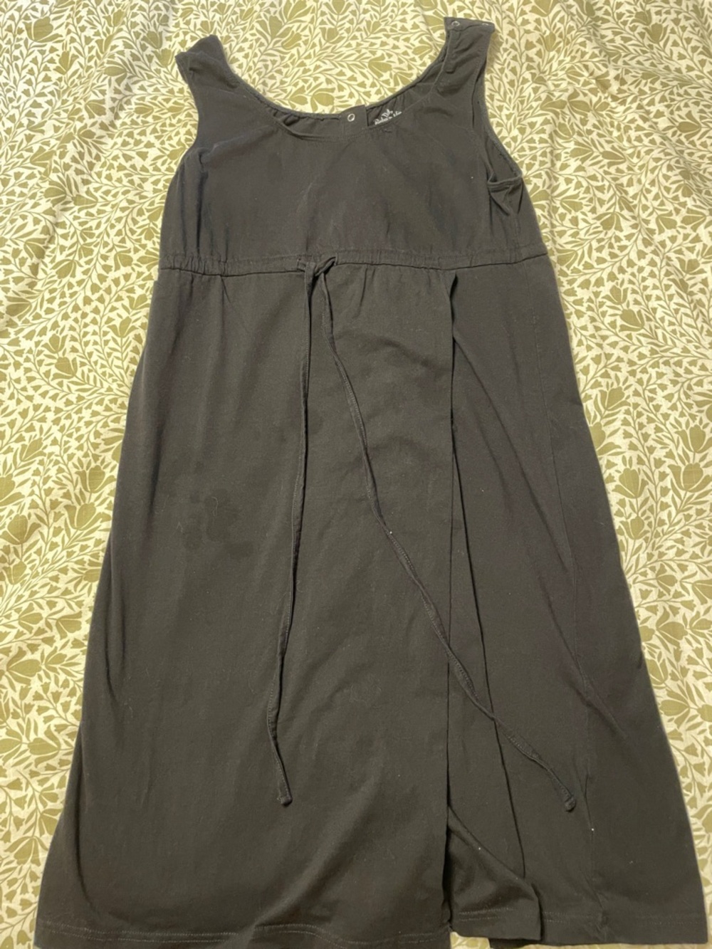 Black Baby Be Mine™ Delivery/Nursing Gown with Snap Closures